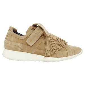 Pierre Hardy Suede Leather Fringe Detail Loafer Sneakers